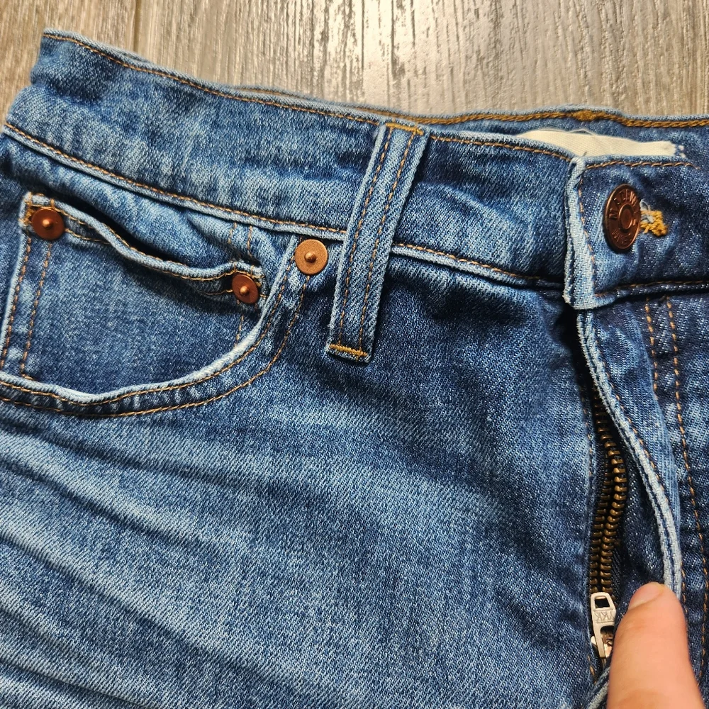Madewell High Rise Denim Shorts Cut Off size 25